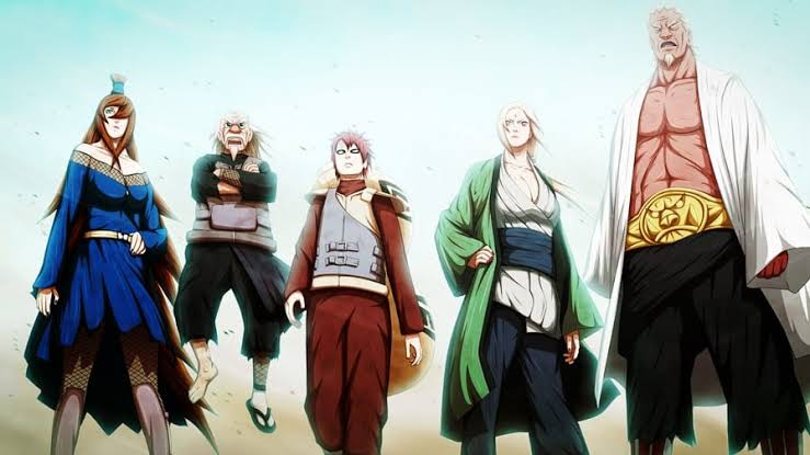 Os 4 Hokages chegam ao campo de batalha da guerra ninja. Episódios 372/373  