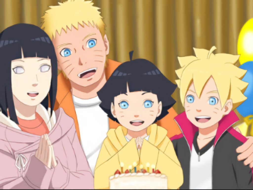 Naruto conhece o segundo filho de Sasuke, Uchiha Yosuke - Boruto
