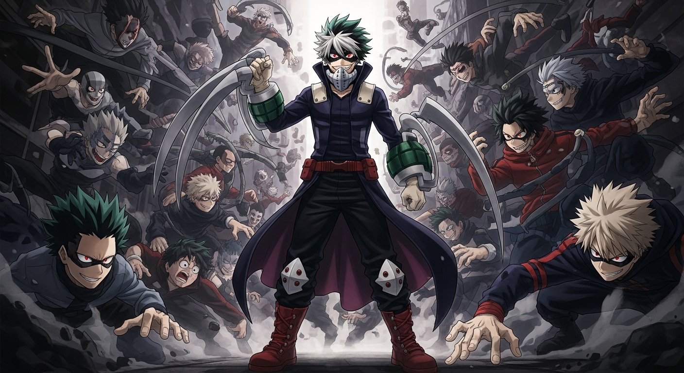 Os 10 VILÕES mais PODEROSOS de BOKU NO HERO e suas QUIRKS ASSUSTADORAS!